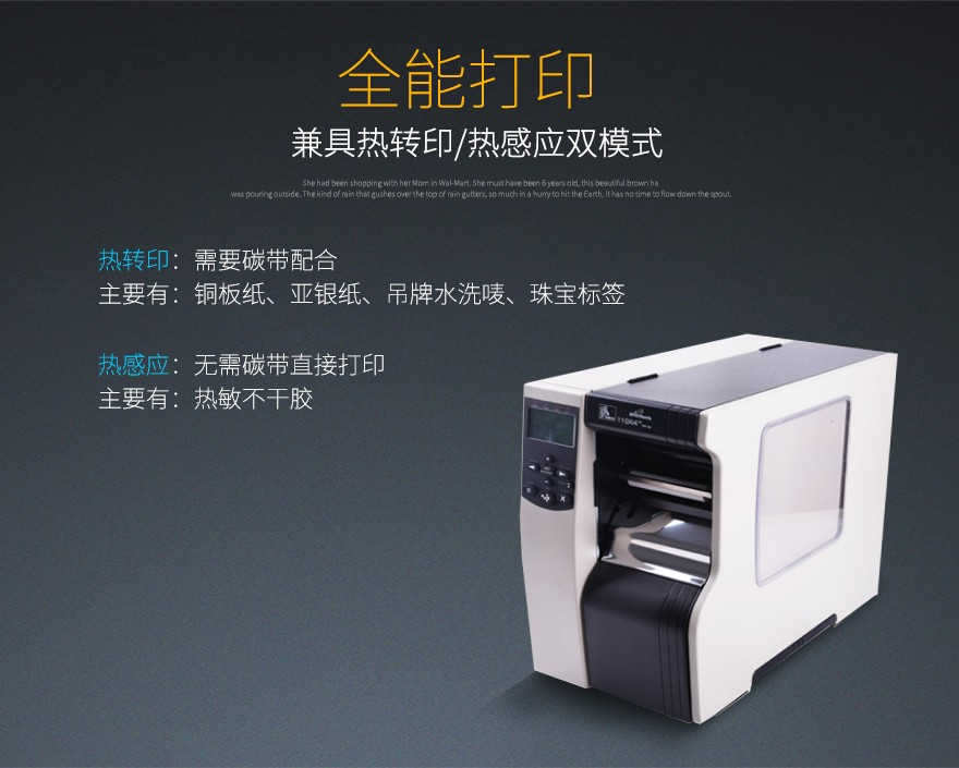 Zebra斑馬 110Xi4工業(yè)條碼打印機